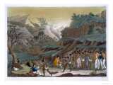 Buy First Meeting of French Explorers with the Indigenous Peoples, Island of Ombay, c.1820-30 at AllPosters.com