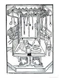 Buy Operating Table and Surgical Instruments, from Das Buch Der Cirugia, Published Strasbourg, 1497 at AllPosters.com
