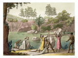 Buy River, San Benedetto, Madagascar, Plate 81, Le Costume Ancien et Moderne, c.1820-30 at AllPosters.com
