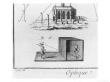 Buy Camera Obscura, Optics Chapter, Plate V, Illustration from the Encyclopedie by Denis Diderot at AllPosters.com