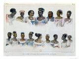 Buy Black Slaves from Different Nations, Voyage Pittoresque et Historique Au Bresil, c.1839 at AllPosters.com