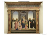 Virgin and Child Enthroned, Angels, St. Thomas, St. Barnabas, St. Dominic and St. Peter Martyr