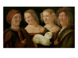 Buy Four People Laughing at the Sight of a Cat at AllPosters.com