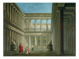Buy Interior of the Basilica in Pompeii, Design For the Opera L'Ultimo Giorno Di Pompeii, 1827 at AllPosters.com