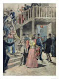 Buy The Arrest of Prostitutes in Parisian Hotels, from Le Petit Journal, 4th August 1895 at AllPosters.com