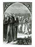 Buy St. Columba Chanting and Attacked by the Druids, Three Wonder-Working Saints of Ireland at AllPosters.com