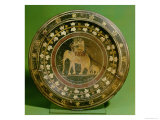 Buy Dish Depicting a Elephant Used in War Against the Carthaginians at AllPosters.com
