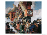 The Ceremony of the Golden Spike on 10th May, 1869