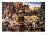 Pioneer's Home in the American Wilderness, 1867