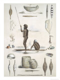 Buy The Aboriginal Inhabitants: from South Australia Illustrated, Published in 1847 at AllPosters.com