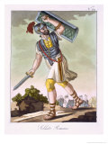Buy Roman Foot Soldier, from Antique Rome Engraved by Labrousse, Published 1796 at AllPosters.com