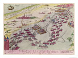 Naval Combat Off the Coast of the Hague Naval Between the Beggars of the Sea and Spanish in 1573