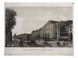 The Theatre of Porte St. Martin, Boulevard Montmartre, Paris, c.1810