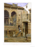 Buy Courtyard, Al Hosh, in the House of Shiekh Sadat, Cairo, 1873 at AllPosters.com