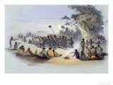 Buy The Aboriginal Inhabitants: The Kuri Dance, from South Australia Illustrated, Published in 1847 at AllPosters.com