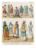 Buy Early Asiatic Dress, from Trachten Der Voelker, 1864 at AllPosters.com
