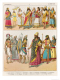 Assyrian Dress, from Trachten Der Voelker, 1864