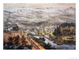 Railroad Through to the Pacific, Published by Currier and Ives, 1870