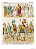 Buy Greek Religious and Military Dress, from Trachten Der Voelker, 1864 at AllPosters.com