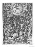 Scene from the Apocalypse, Adoration of the Lamb, German Edition, 1498