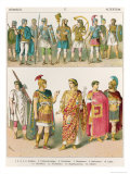 Buy Roman Military Dress, from Trachten Der Voelker, 1864 at AllPosters.com