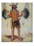 Old Bear Medicine Man of the Mandan Tribe, from a Painting of 1832