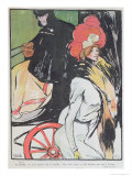Buy Cartoon Depicting a Cabman with a Courtesan, 1901 at AllPosters.com