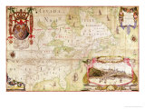 Buy Map of Canada, from Carte de L'Amerique Septentrionale at AllPosters.com