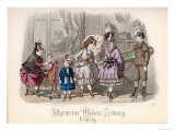 Buy Children at Play, Fashion Plate from the Allgemeine Moden-Zeitung, Leipzig, 1872 at AllPosters.com