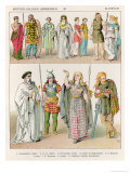 Dress of the Britons, Gauls and Germans, from Trachten Der Voelker, 1864