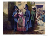 Buy Arrest of a Prostitute by the Police, c.1835 at AllPosters.com