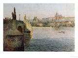Buy View of the Charles Bridge from Krizovnicka Namesti, from 'stara Praha at AllPosters.com