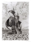 Ship, Engraved by Hieronymus Cock