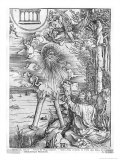Scene from the Apocalypse, St. John Devouring the Book, Latin Edition, 1511