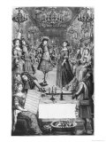 Buy French Ball, Royal Almanac, with a Score Sheet of the Menuet de Strasbourg by M.A. Charpentier at AllPosters.com