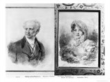 Buy Self Portrait and Portrait of Princess Bagration, 1841 and 1812 at AllPosters.com