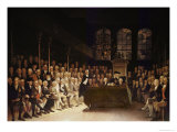 Buy William Pitt Addressing the House of Commons on the French Declaration of Wars 1793 at AllPosters.com