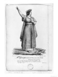 Buy Mademoiselle George in the Role of St. Genevieve, Act II, Scene 3 of Attila by Pierre Corneille at AllPosters.com