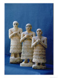 Votive Figures Unearthed at Nippur, Iraq, c.2800 BC