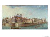 View of the Ile de La Cite from Ile St. Louis, Paris