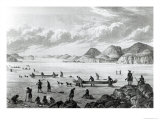 Buy Expedition Passing Through Point Lata on the Ice, Engraved by Edward Francis Finden at AllPosters.com