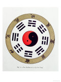Buy The Pa-Kua Symbol, Showing the Symbols For the Eight Changes, the Trigrams and Yin and Yang at AllPosters.com