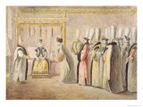 Farewell Audience of French Ambassador Charles Gravier
