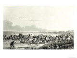 Buy The Eskimoes Pillaging the Boats, Engraved by Edward Francis Finden at AllPosters.com