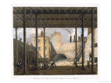 Buy Warehouses Towards Wapping, Engraved by S.G. Hughes, Published by Ackermann and Co., London, 1831 at AllPosters.com