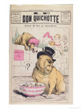 Cover Illustration of the Republican Journal Le Don Quichotte, 3rd May 1890