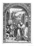 Meeting of St. Anne and St. Joachim at the Golden Gate, from the Life of the Virgin Series, 1504