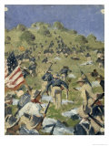 Buy Theodore Roosevelt Taking the Saint-Juan Heights, 1898 at AllPosters.com