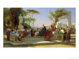 Horatius Reading His Satires to Maecenas, 1863
