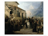 Buy Field-Marshal Alexander Suvorov on the St Gothard Summit, 13th September 1799, 1855 at AllPosters.com